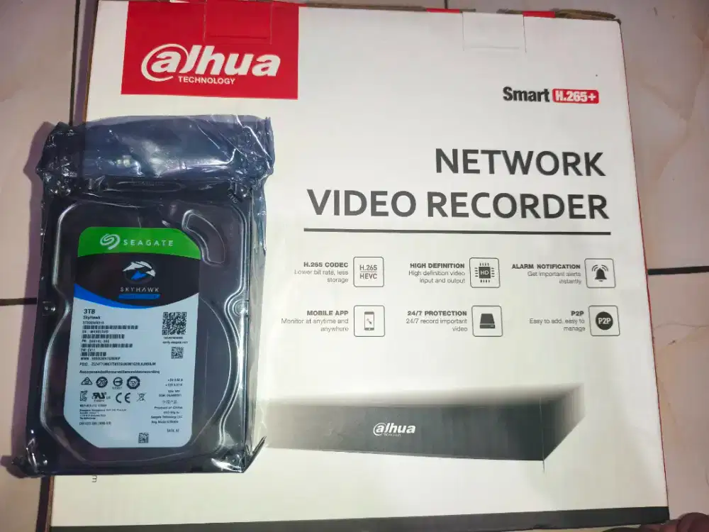 NVR 8 Channel & HDD 3TB