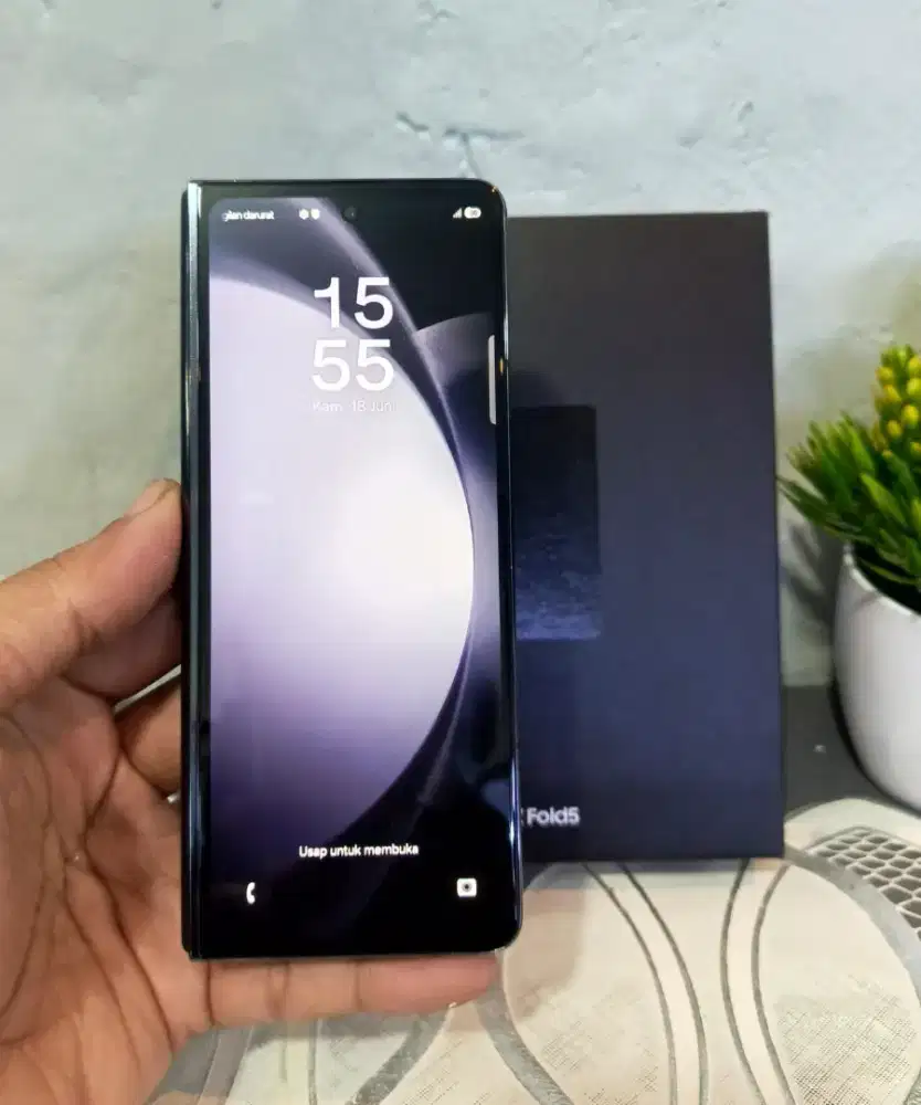 SAMSUNG Z FOLD 5 5G RAM 12/256GB ORIGINAL SEIN MULUS NORMAL FULLSHET