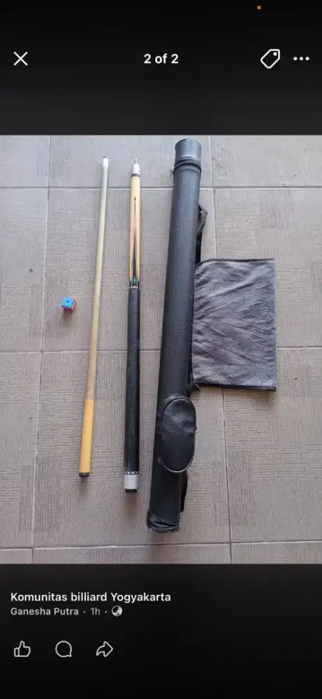 Stik billiard kaiser fulset