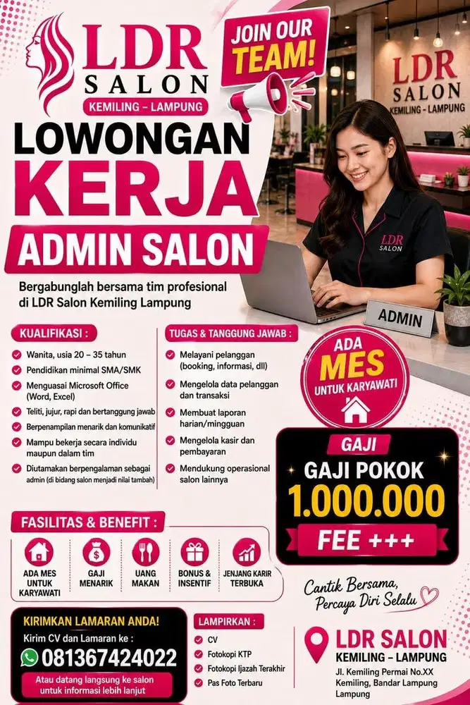 lowongan kerja salon