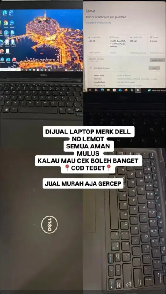 Dijual Laptop merk Dell
