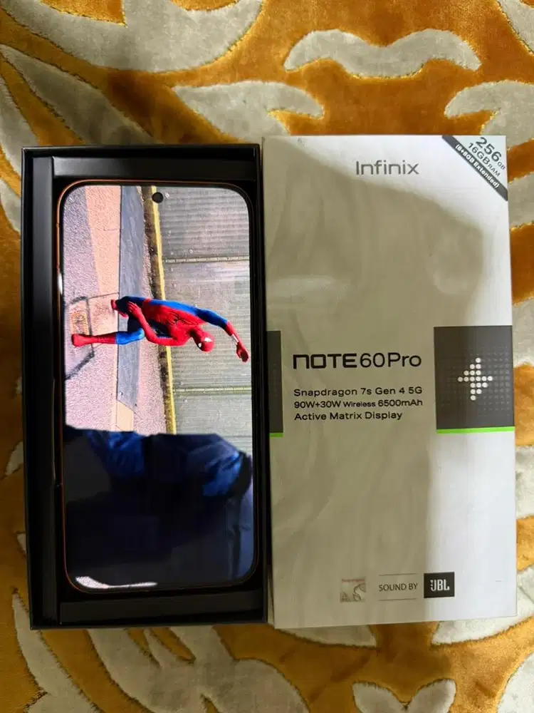 Infinix Note 60 Pro 8/256GB Orange Garansi Resmi Like New