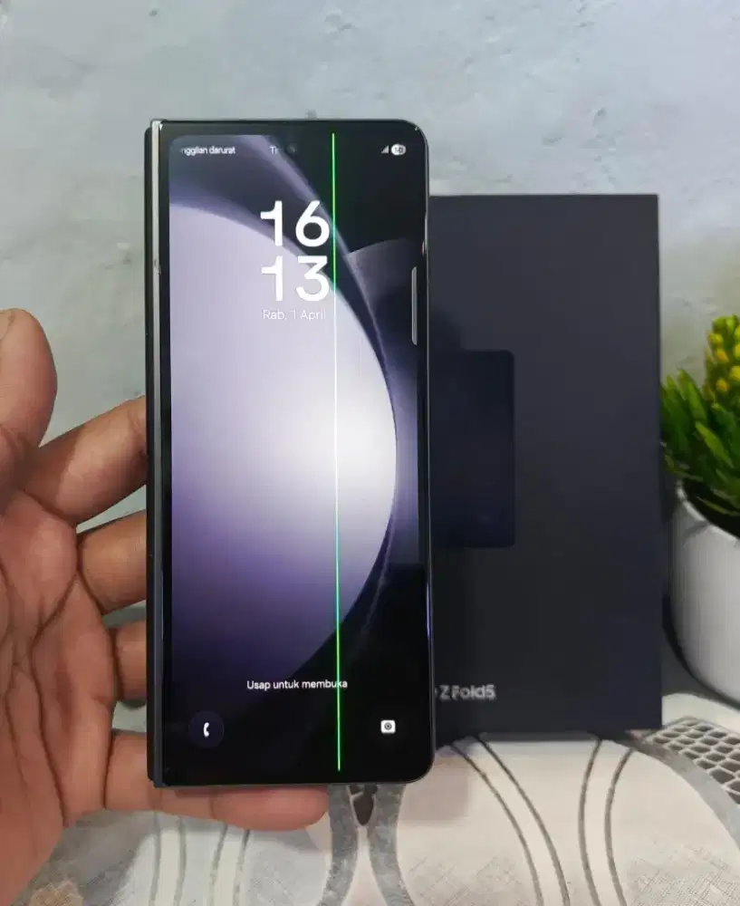 SAMSUNG Z FOLD 5 5G RAM 12/256GB ORIGINAL SEIN MULUS NORMAL FULLSHET