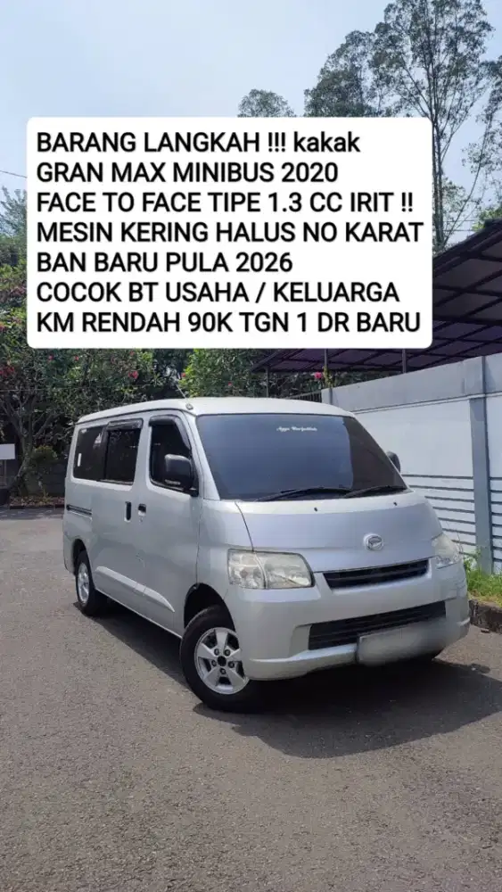 GRAN MAX MINIBUS 2020 / GRAND MAX 2020 FACE TO FACE SUPER TANPA MINUS