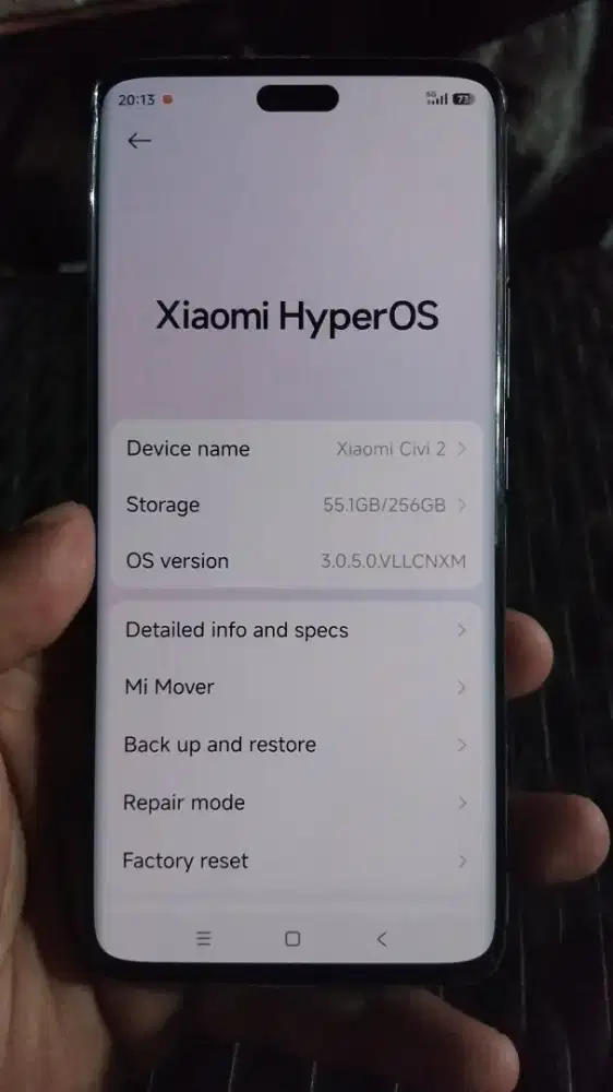 Xiomi civi 2 8/256