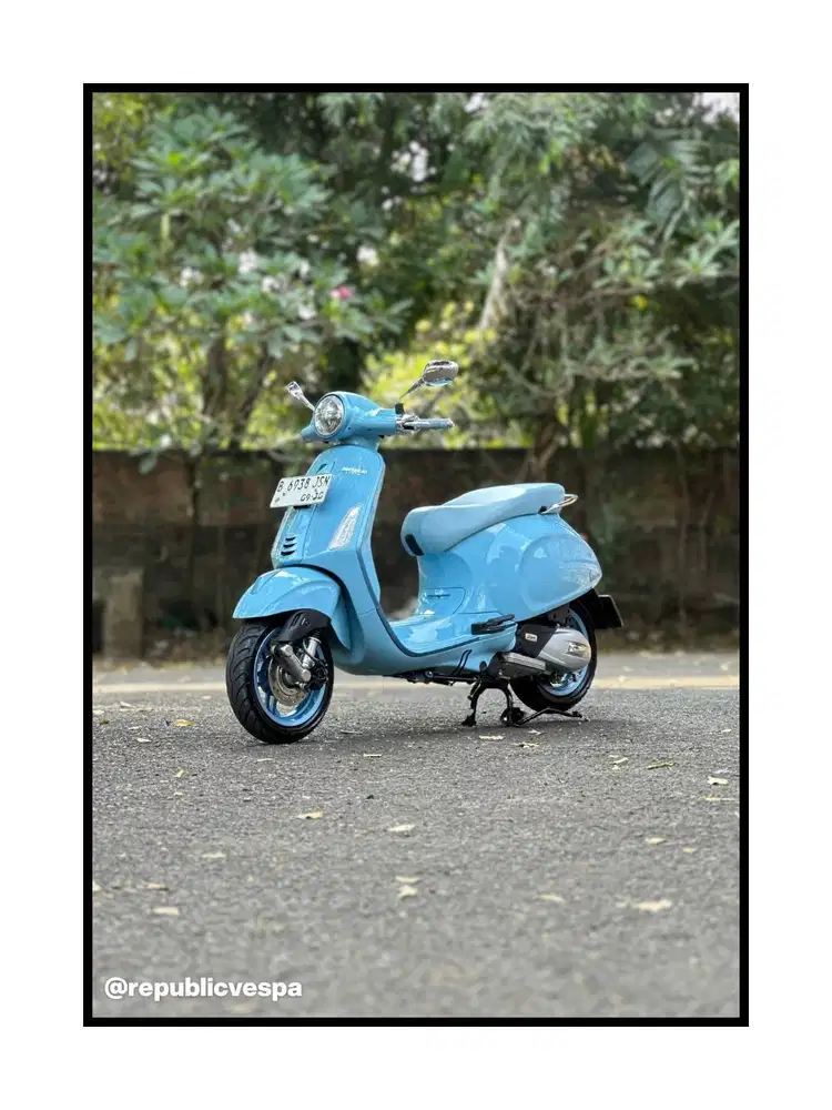 TERMURAH PIAGGIO VESPA PRIMAVERA S150 NEW MODEL TAHUN 2025 BLUE CAPRI