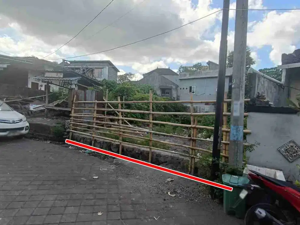 Tanah 180 m²  Lingkungan Villa di Padonan Canggu Bali