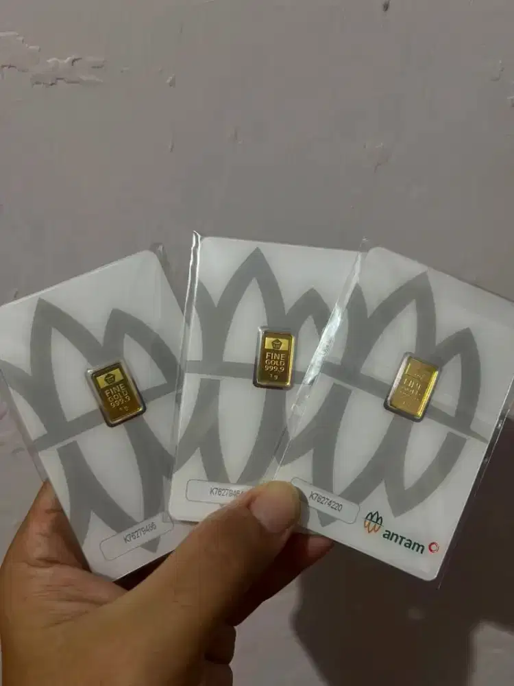 3 keping Antam 1 gram
