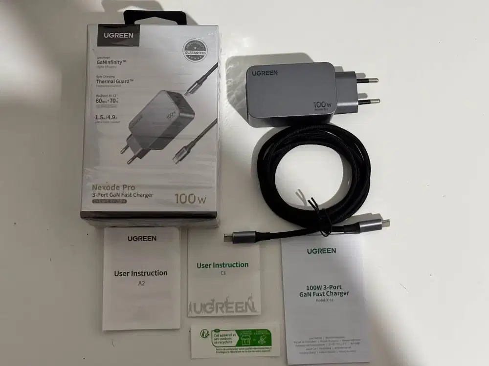 UGREEN Nexode Pro 3 Port GaN Fast Charger 100W