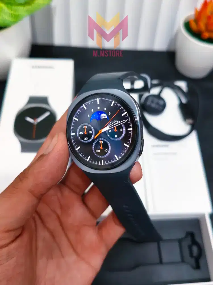 Samsung Galaxy Watch 8 40mm Dark Graphite Garansi ON Mulus fullset