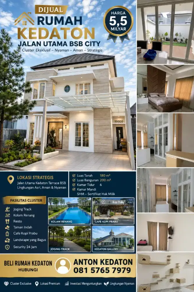 Kedaton boulevard 2LT mewah custom bsb hilago bron victoria valley