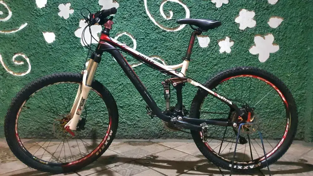 DIJUAL SEPEDA MTB PATROL 512 SIZE 16 FULL SUSPENSION SHIMANO SLX