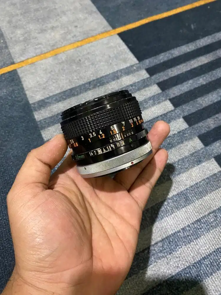 Lensa manual 50mm F1.4 canon FD rare lens