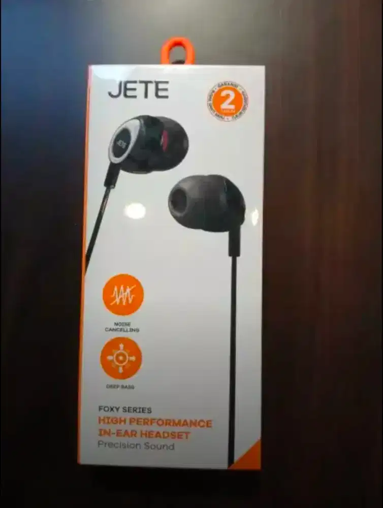 JETE Foxy Headset Earphone Jack 3.5mm with Mic