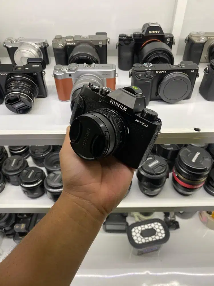 Kamera XT100 body + lensa termurah minat langsung wa