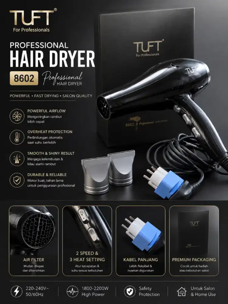 Hair Dryer Tuft 8602