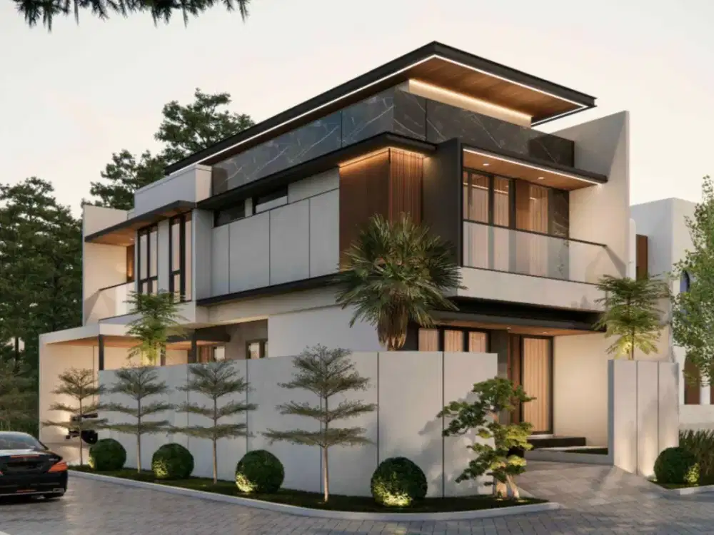 Di Jual MURAH, Rumah Baru, nyaman dan asri, posisi Hook, di Villa Melati Mas, BSD City, Tangerang Selatan