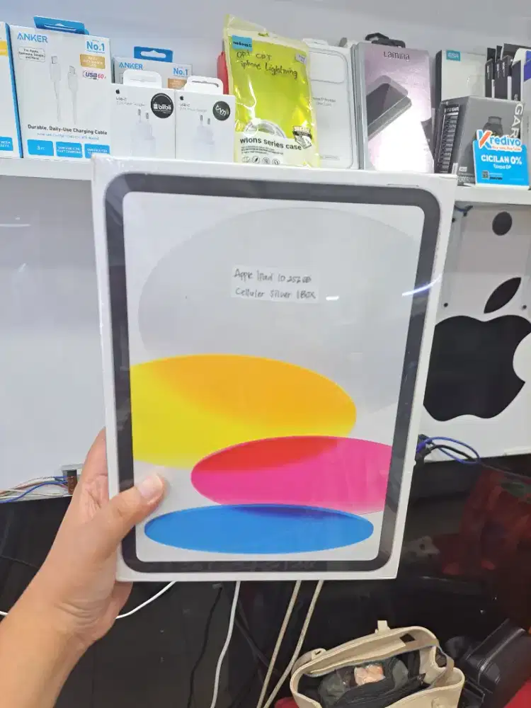 IPad 10 256GB Silver Wifi Cell New Segel Box Garansi IBOX