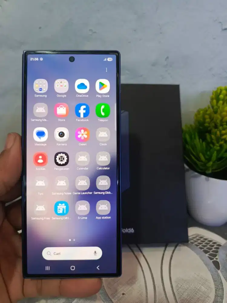SAMSUNG Z FOLD 6 5G RAM 12/256GB ORIGINAL SEIN MULUS NORMAL FULLSHET