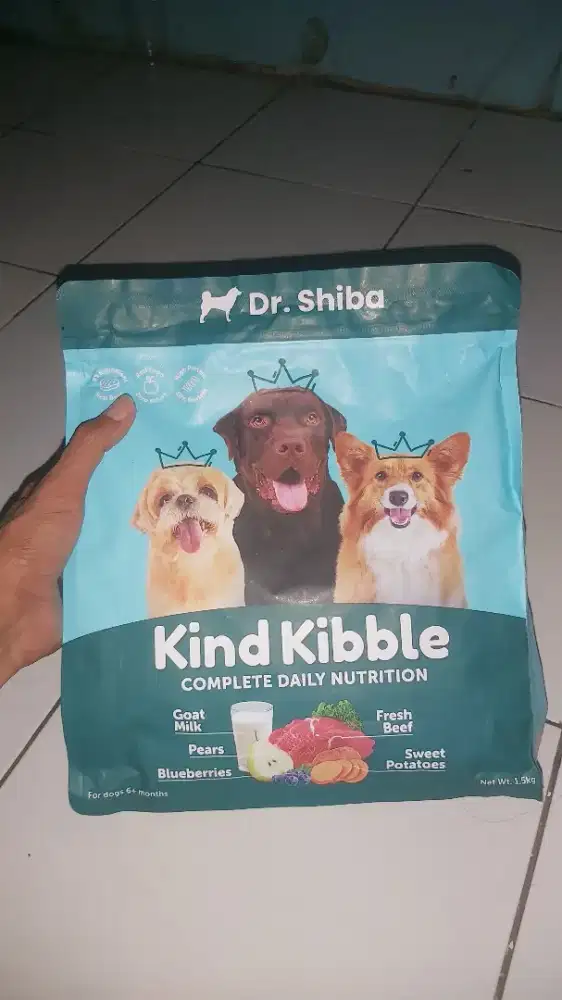 Makanan anjing dr shiba kind kibble