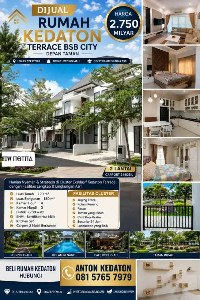 Kedaton view dpn taman bsb hilago bron ivy park naraya victoria valley