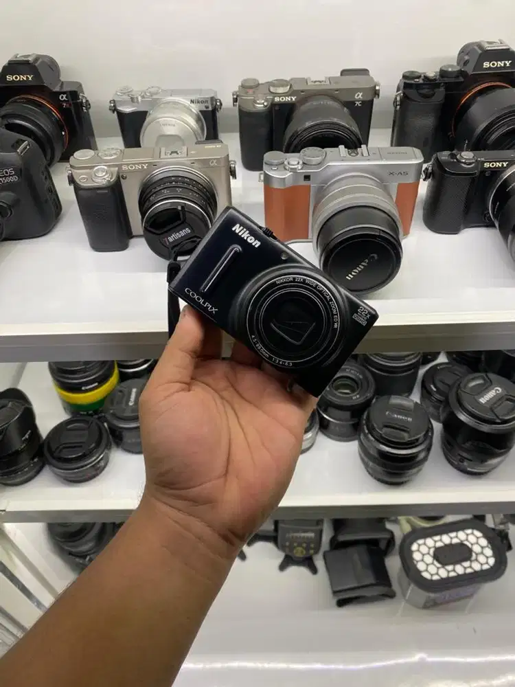 Kamera camdig pocket nikon coolpix S9600 mulus siap pakai