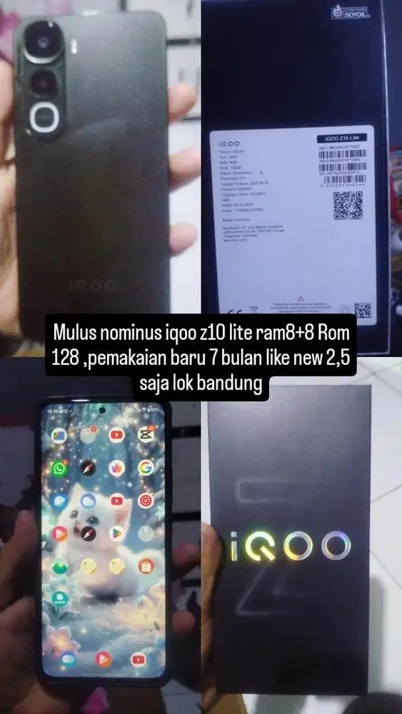Iqoo z10 lite 8/128