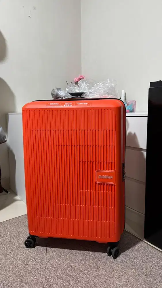 Koper American Express 28 Inch Large Orange - Baru Belum Dipakai