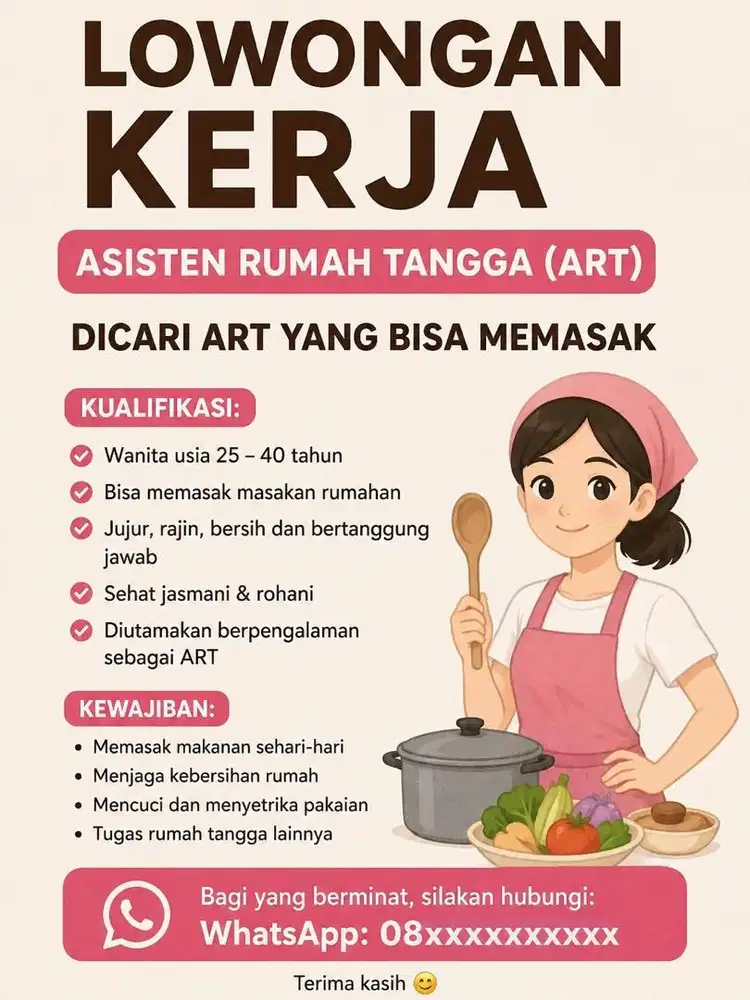 LOWONGAN ART WANITA LOKASI MAJALAYA