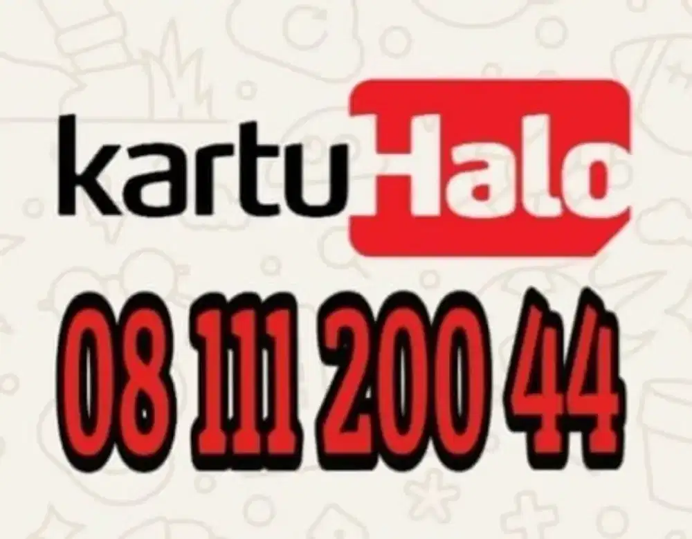 Kartu halo 10 digit unik rapih pascabayar