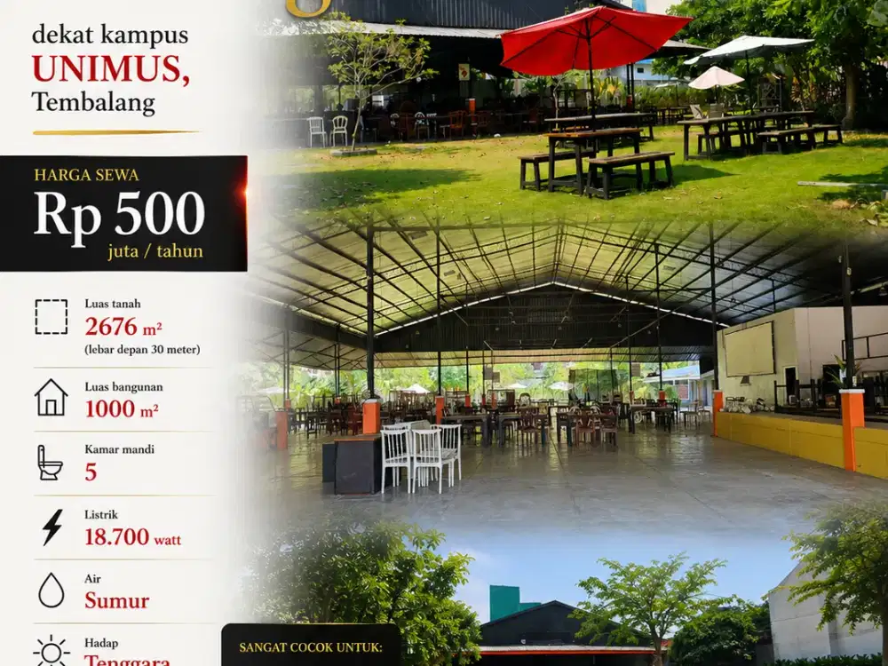 Kedungmundu, Sambiroto, Tembalang dekat kampus UNIMUS, 2676m2, Semarang