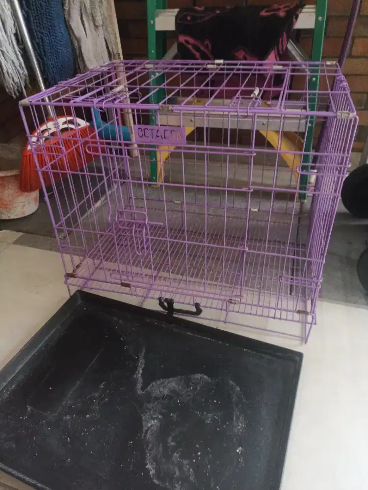 Kandang besi merk OCTAGON uk.60x40cm, masih mulus