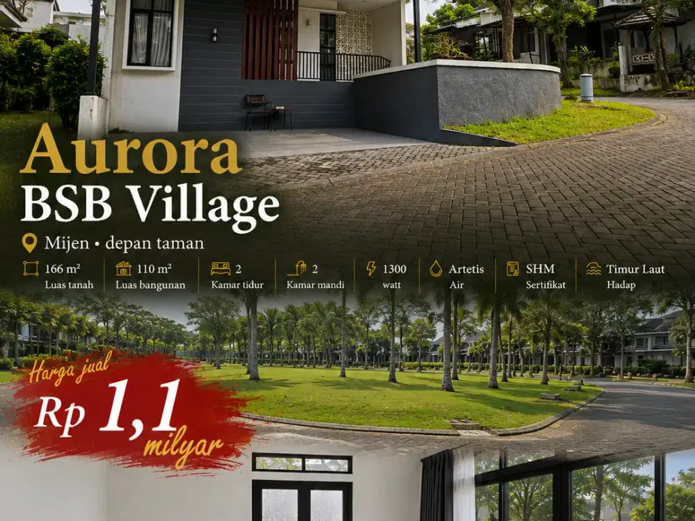 Aurora BSB Village, Cangkiran, Mijen, sejuk, Semarang
