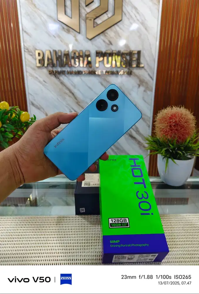 Infinix Hot 30i Ram 8+8Gb/ 128Gb Fullset Mulus Like New Original 100%