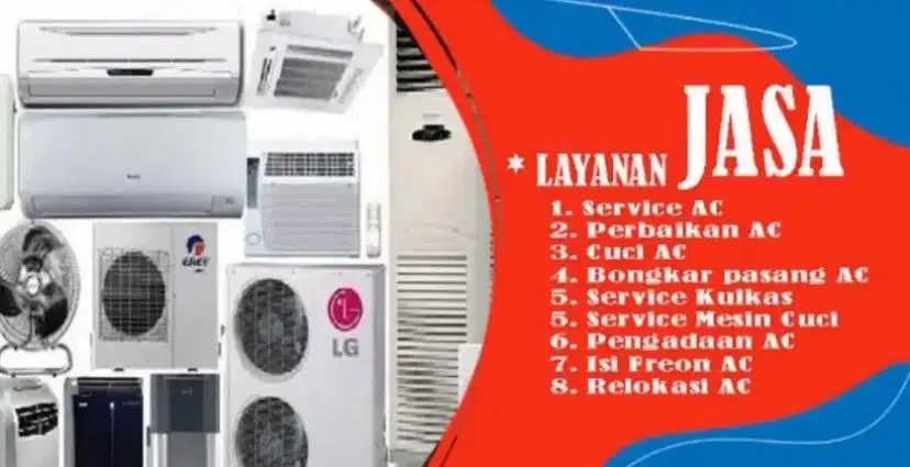 SERVICE AC,BONGKAR PASANG AC,DAN SERVICE ELEKTRONIK RUMAH LAIN NYA