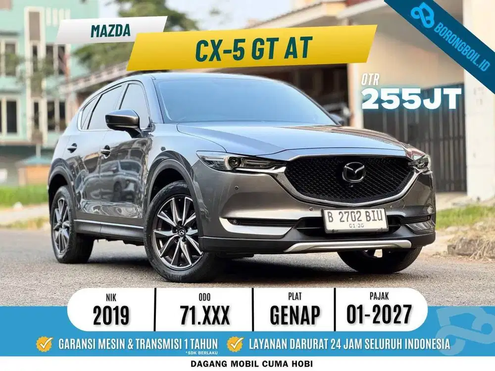 MAZDA CX5 GT 2019 ABU-ABU METALIC - MULUS TERAWAT