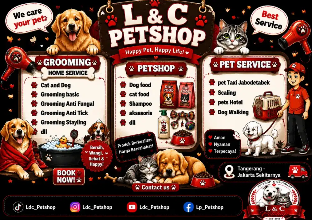 Salon hewan Palmerah Jakarta Barat sekitar