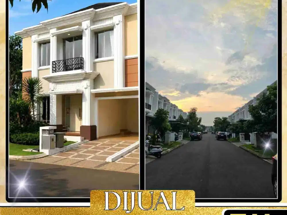 DIJUAL RUMAH  2 LANTAI  LUAS TANAH 144 M²  DI SUMMARECON SERPONG PAGEDANGAN TANGERANG