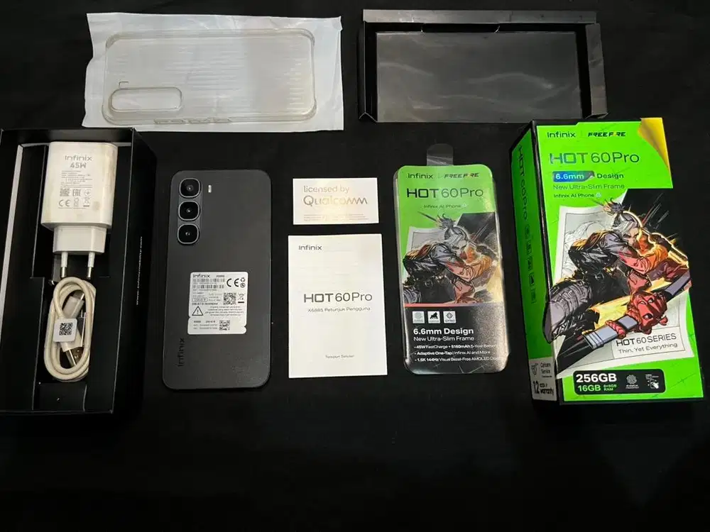 INFINIX HOT 60 PRO 8/256 98% MULUS TERAWAT GARANSI ON