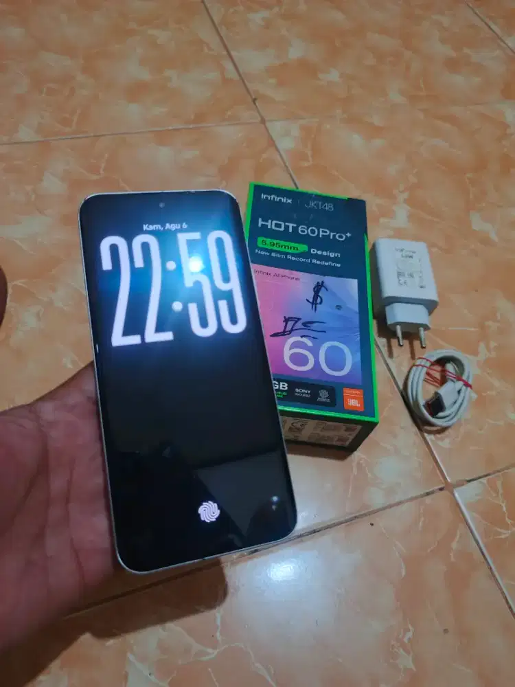 Infinix hot 60 pro+ ram 8/256 fullset
