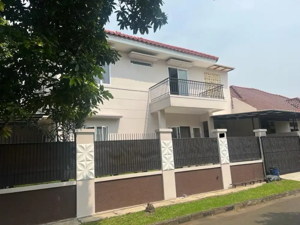 Di Jual MURAH, Rumah Siap Huni, nyaman dan asri, di Villa Melati Mas, BSD City, Tangerang Selatan