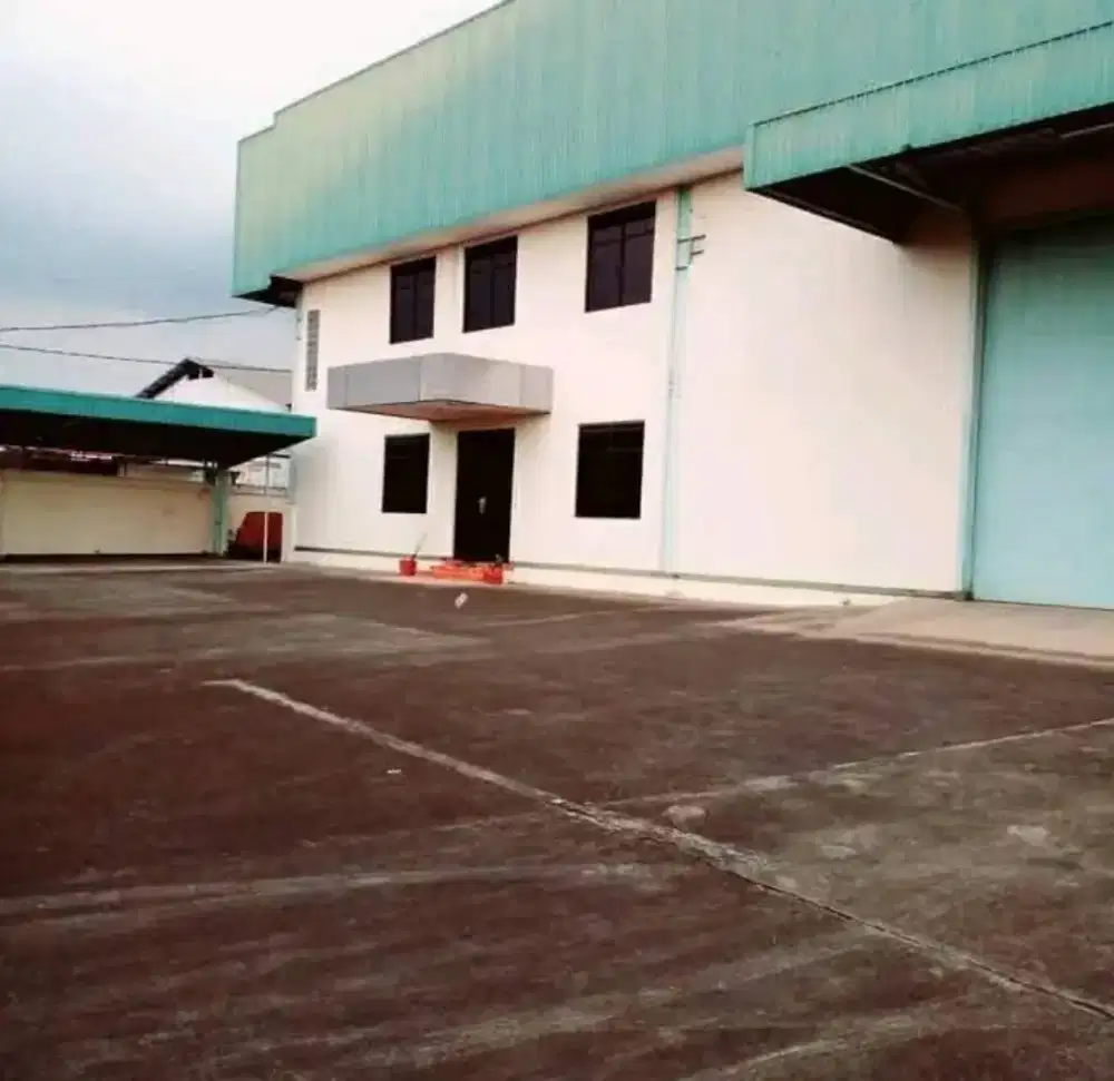 Jual Gudang Jalan Raya Cibarusah Cikarang Bekasi