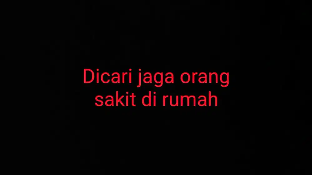 Dicari jaga orang sakit khusus surabaya