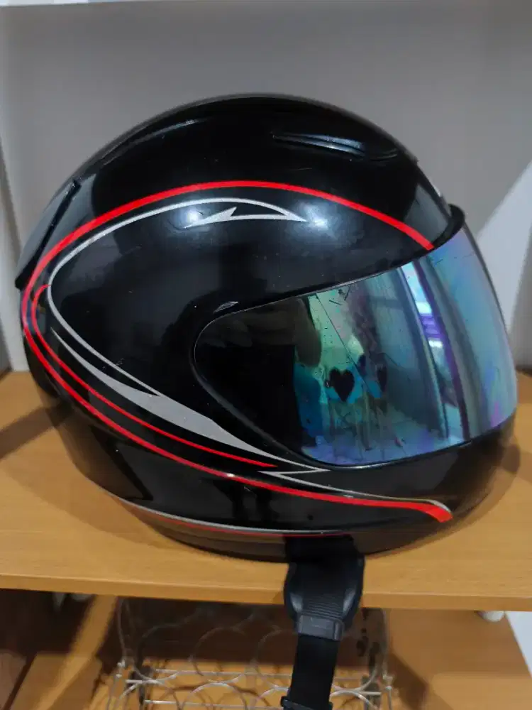 Helm full face djarum black
