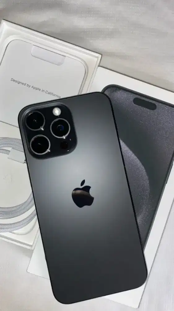 Iphone 15 pro black titanium 256 ibox