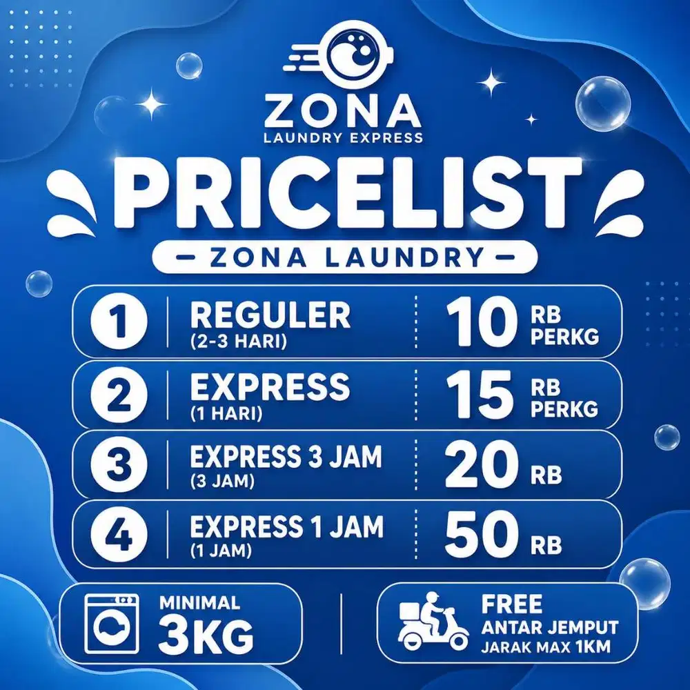 Lowongan kurir laundry