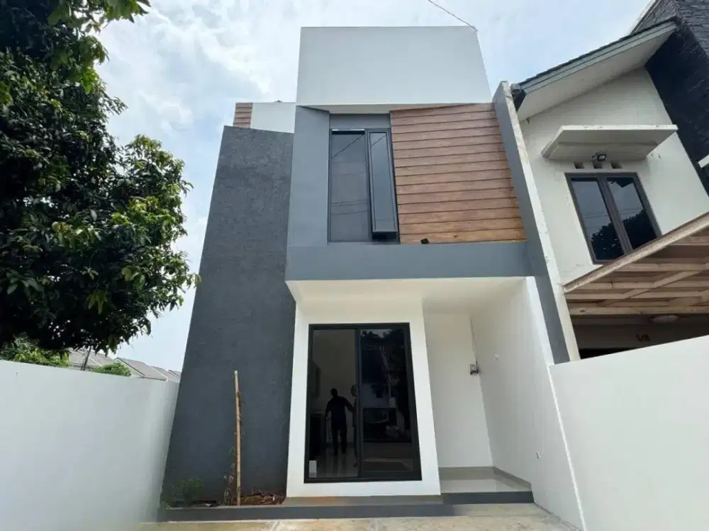 Rumah Modern Minimalis Berkualitas Dekat Tol Di Cinere