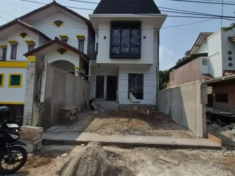 Rumah Brand New di Cirendeu Pembangunan 85% Bonus Backdrop Kamar
