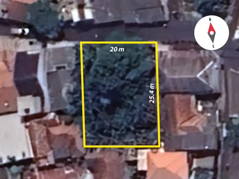 Tanah Siap Bangun Ukuran 20x25 di Ciputat 10 Menit ke Tol Pamulang