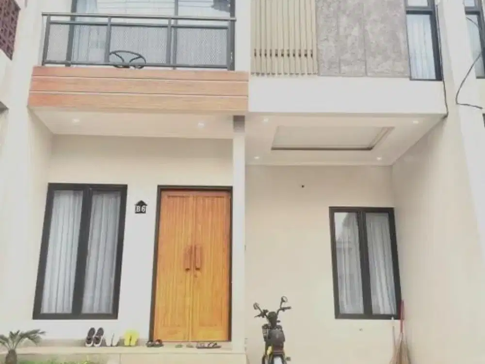 Rumah Minimalis Layout Menarik di Komplek Cinere
